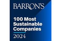 Barron's 100 Most Sustainable Companies 2024 Logo 